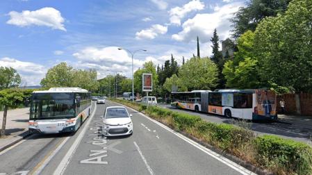 El atropello se produjo a la altura del número 64 de la avenida Baja Navarra