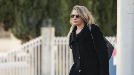 La asesora de Moncloa, Cristina Álvarez a su salida de los juzgados de Plaza Castilla en Madrid