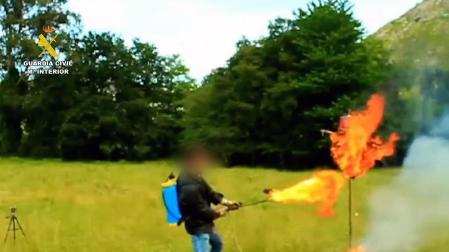 Imagen del youtuber facilitada por la Guardia Civil