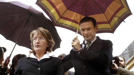 Begoña Arregi y Juan José Ibarretxe, en una imagen de archivo