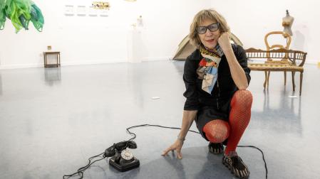La artista pamplonesa Alicia Otaegui