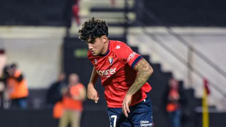 Iker Benito, con la elástica rojilla
