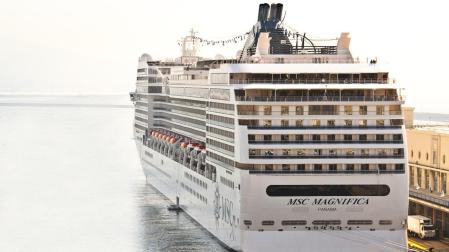 MSC Magnifica, el crucero en el que se han embarcado dos navarros