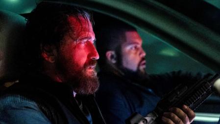 Gerard Butler y O'Shea Jackson Jr., en una escena de la película