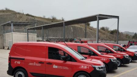 El Servicio de Bomberos de Navarra adquiere cuatro nuevas furgonetas para el personal auxiliar de sus parques