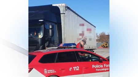 El vehículo ha sido inmovilizado en la A-68