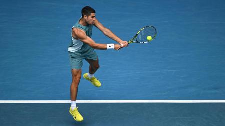 Alcaraz firma su set más rápido en slam en su victoria frente a Nishioka