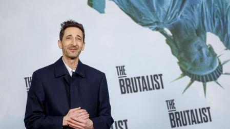 Adrien Brody, durante la presentación en Madrid de 'The Brutalist'