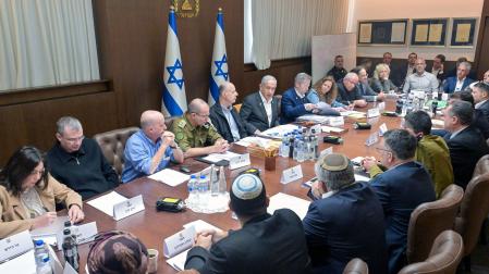 Reunión del gabinete de Seguridad de Israel