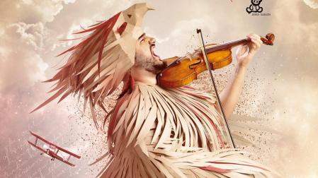 Hoy llega a Noáin 'Ícaro', nuevo espectáculo que mezcla música y teatro.