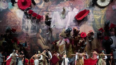 Ensayo de la ópera 'La Traviata' de Verdi en Baluarte /