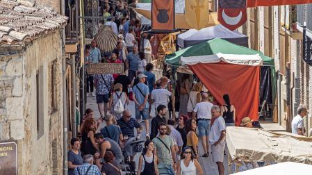 Semana Medieval, una de las apuestas anuales del comercio de Estella que se realiza cada mes de julio.