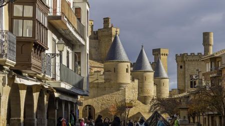 Vista del Palacio Real de Olite