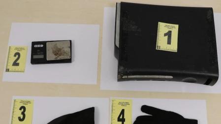 Evidencias del robo en trastero de Tudela