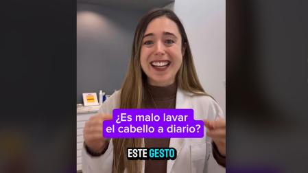 La doctora Leire Barrutia, en uno de sus vídeos de TikTok