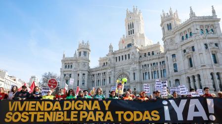 Marcha convocada por Hábitat24 este domingo en Madrid para reclamar una vivienda digna y sostenible