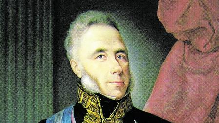 Retrato de Francisco Espoz y Mina con uniforme de teniente general, obra de José Vallespín y Aibar (1858), en el Palacio de Navarra. Donación de su viuda a la Diputación de Navarra