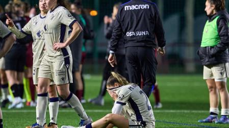 Partido entre el DUX Logroño y Osasuna de 1ª RFEF Femenina.