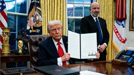 Trump, tras la firma de la orden ejecutiva