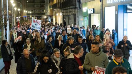 Manifestación por el cierre de Nano en Tudela