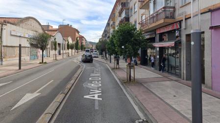 El suceso ocurrió a la altura del número 80 de la avenida de Marcelo Celayeta