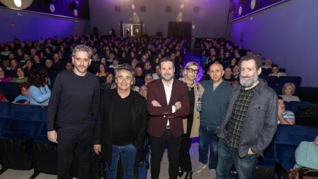Fotos del homenaje a Eduard Fernández en la Muestra de Cine de Tudela./