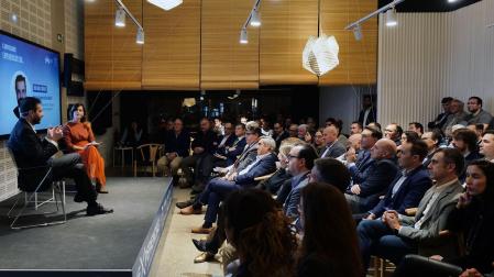 Intervención de José Ángel Sánchez, Director General del Real Madrid, en la inauguración de La Fiinca, club industrial