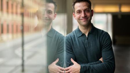 Pablo Urbina, retratado el pasado jueves en Baluarte