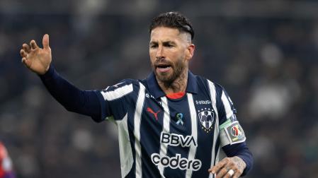 Sergio Ramos, en su debut con Rayados de Monterrey