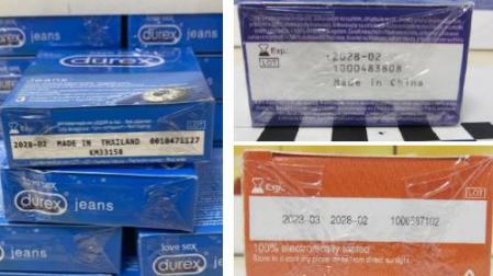 Varios de los lotes de Durex afectados