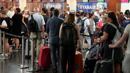 Aspecto de la Terminal 2 del Aeropuerto Josep Tarradellas Barcelona El Prat