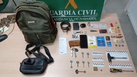 Detenido por un delito de robo con fuerza mientras intentaba forzar la entrada de un piso en Estella