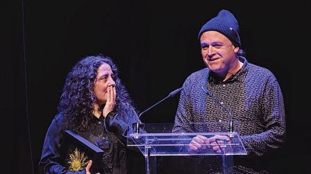 Los doblemente premiados Adriazola y Sepúlveda, este sábado 1 de marzo /