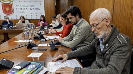 Ediles de Contigo-Zurekin, PP y UPN en un momento del pleno /