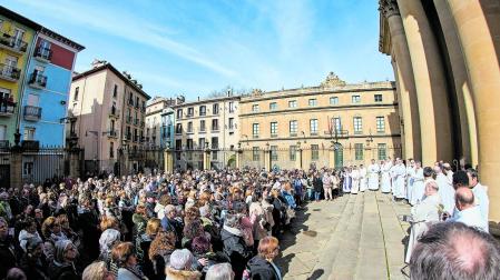 Más de 500 catequistas participaron en la jornada organizada por la Diócesis de Pamplona-Tudela, con misa en la catedral