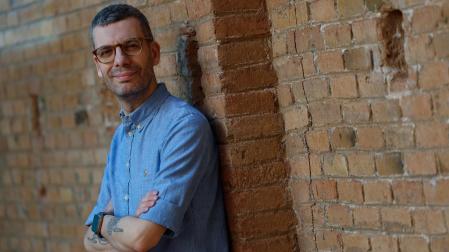 El criminólogo Marc Balcells durante una entrevista con EFE