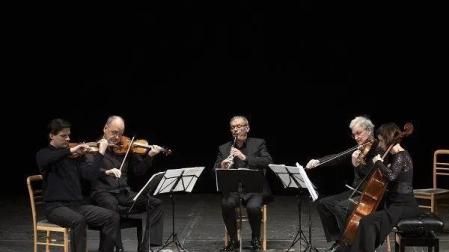 El  Quinteto de Cuerdas Orquesta Filarmónica Berlín & M.A. Tamarit, hoy en el Gayarre.