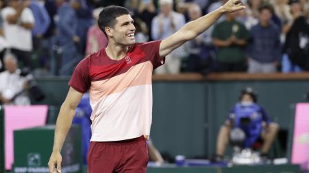 Carlos Alcaraz, en Indian Wells