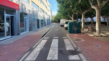 Vista de la parte del Paseo del Padre Calatayud que cambiará su sentido próximamente