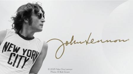 Johm Lennon, en una imagen publicada por la Royal Mint con motivo de la presentación de la moneda