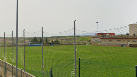 Campo de fútbol de Cárcar donde se disputó el partido