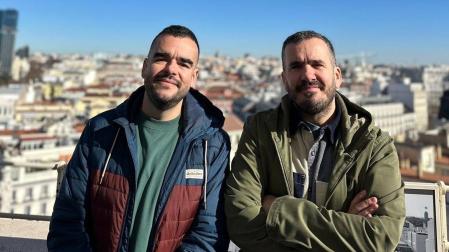 Zuri Negrín (izquierda) y Hasier Larretxea