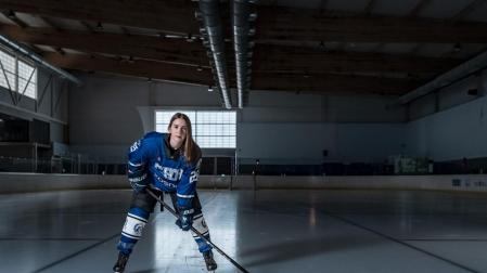 Marta Zúñiga Errea, capitana del Club Hielo Huarte, deja el equipo tras 14 temporadas