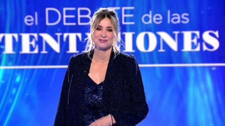 Sandra Barneda, en el último debate de 'La isla de las tentaciones'