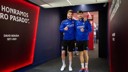 Jon García, con opciones de viajar a Barcelona, este martes con Iker Muñoz