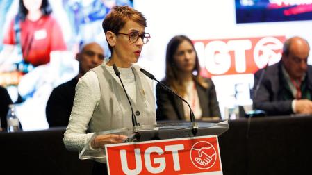 Intervención de María Chiviteen la apertura del XIII Congreso Regional de la Federación de Industria, Construcción y Agro (FICA) de UGT Navarra