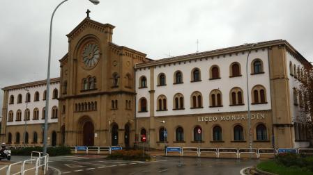 Liceo Monjardín, en la calle Aoiz de Pamplona.