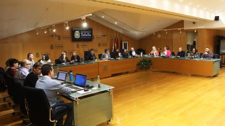 Un momento del pleno de presupuestos en el que también se aprobó la plantilla el pasado enero /