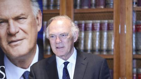 Pedro Piqueras, en el acto de presentación de su segundo libro, 'Cuando ya nada es urgente'