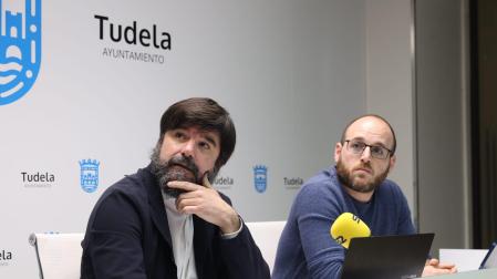 De izquierda a derecha: Eneko Larrarte y Alberto Lajusticia